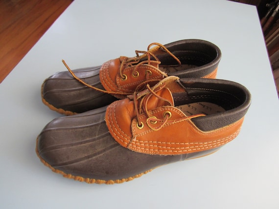 Vintage L.L. Bean Maine Hunting Shoes Size 8 Duck… - image 1