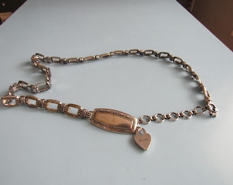 Vintage Brighton Silver Tone Chain Link Belt 1996 Free Shipping