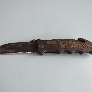 Vintage Smith & Wesson Border Guard Tanto Folding Knife Free Shipping