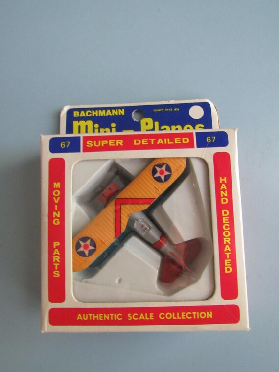 Vintage Bachmann Mini-planes Grumman F3F No. 67 Free Shipping - Etsy