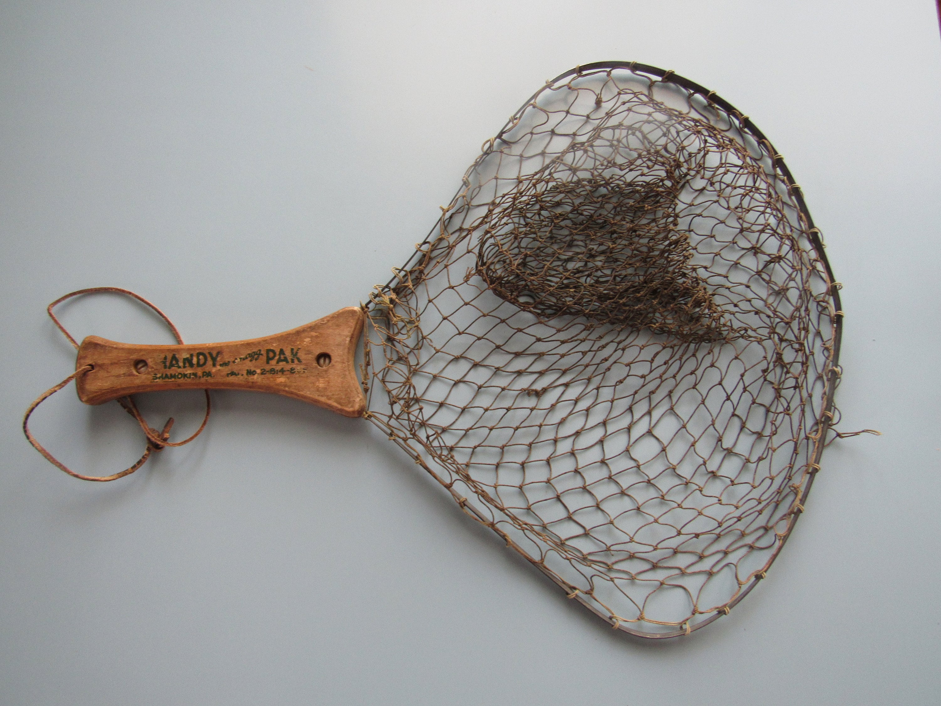 Vintage Handy Pak Fly Fishing Net Free Shipping