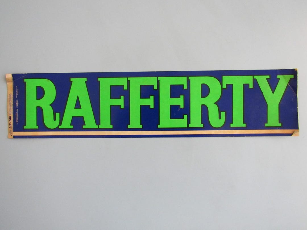 Max Rafferty Mba Vintage Max Rafferty U.S. Senate Campaign Bumper Sticker 1968 Free ...
