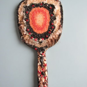 Vintage Decorated Hand Mirror Free Shipping