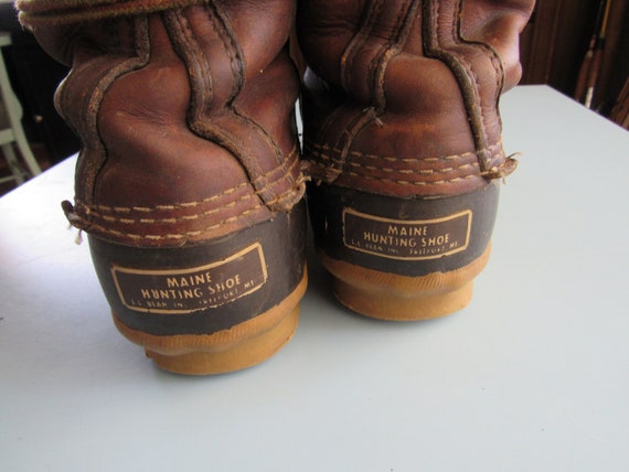 Vintage L.L. Bean Insulated Maine Hunting Shoes S… - image 6