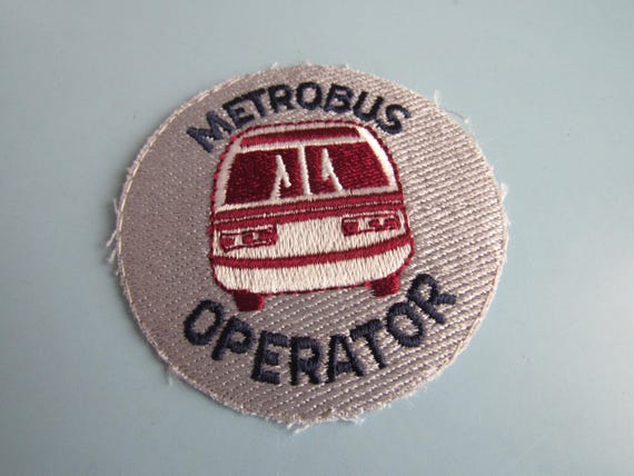 Vintage Metrobus Operator Patch Free Shipping - image 1