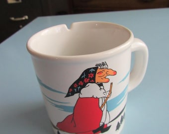 Vintage Kitchen Witch Tea Mug Free Shipping