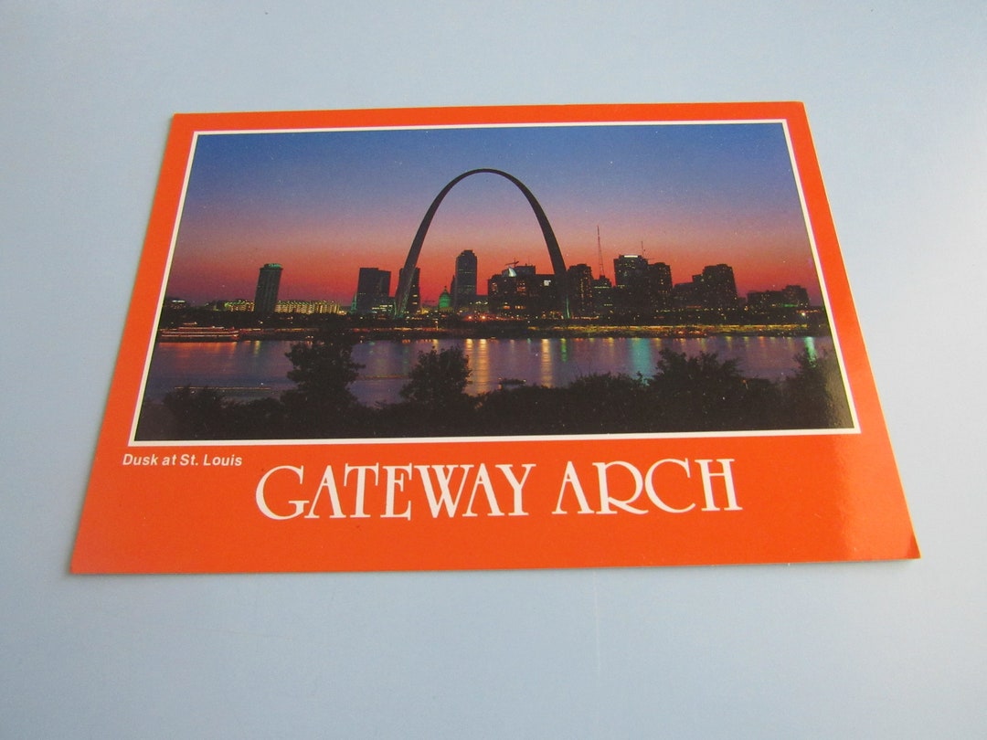 Vintage St. Louis Gateway Arch Unused Postcard Post Card Free Shipping ...