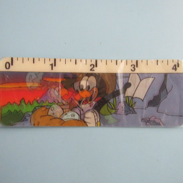 Vintage KC's World of Exploration Lenticular Ruler Bookmark ConAgra Kids Cuisine 1999 New Old Stock Free Shipping