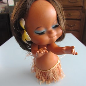 Vintage Hula Hawaiian Doll - Etsy