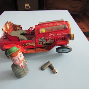 Vintage Overland Tin Lithograph Car Modern Toys Japan Free Shipping