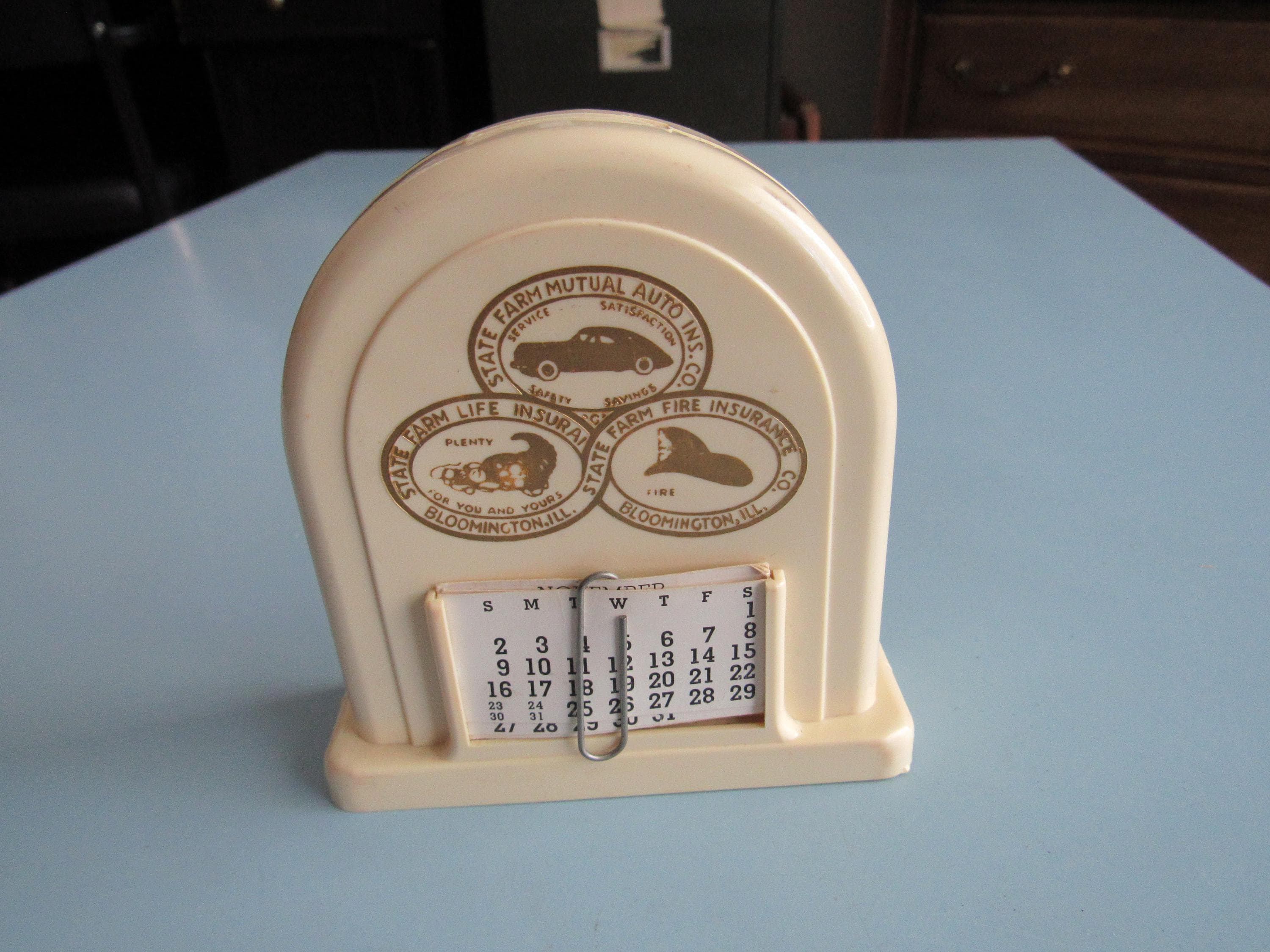 Vintage Bank Calendar - Etsy