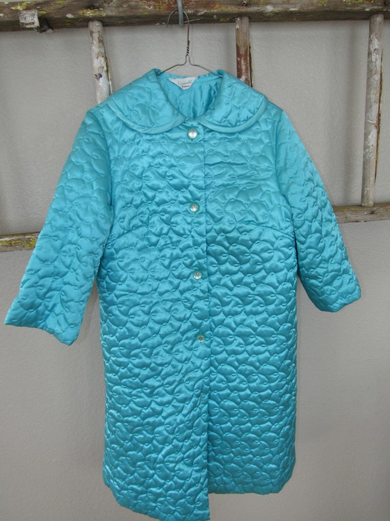Vintage Gaymode Penney's Quilted Housecoat Robe Fr