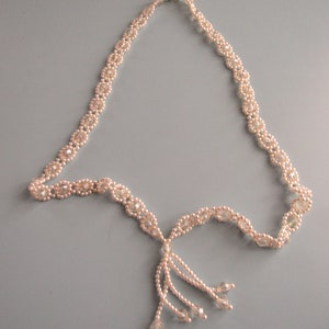 Vintage Faux Pearl Beaded Necklace Free Shipping