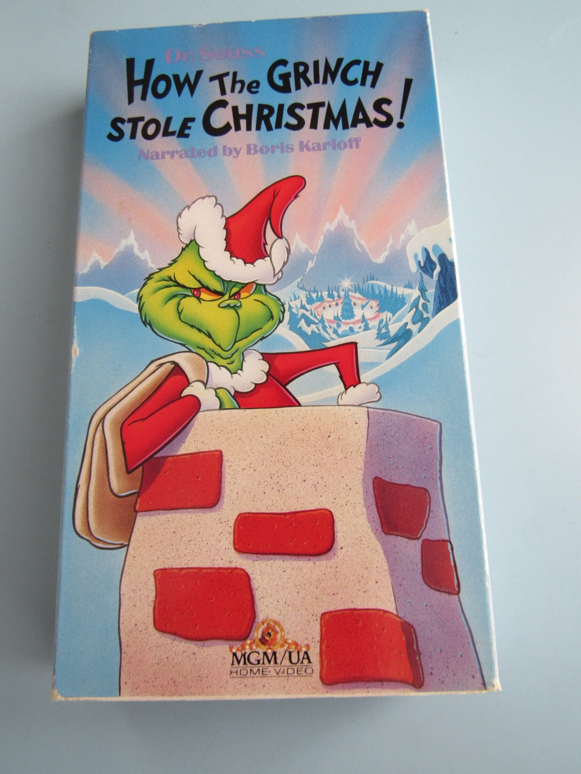 Vintage Dr. Seuss' How the Grinch Stole Christmas VHS 1988