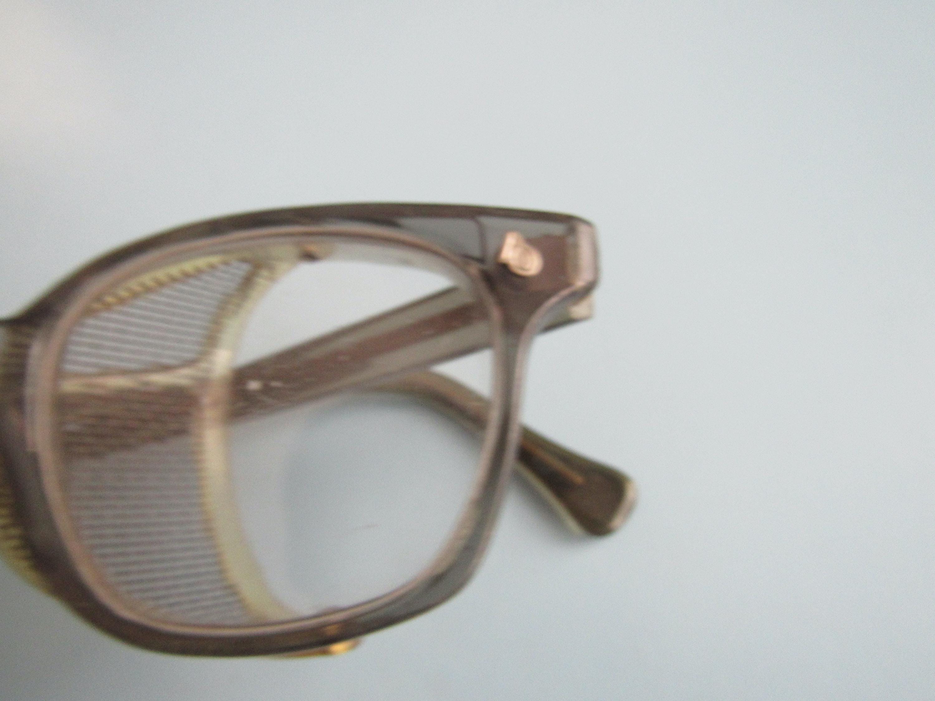 Vintage AO American Optical Flexi-fit 6M Safety Glasses Buddy