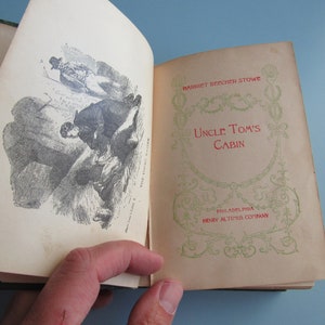 Uncle Tom&#39;s Cabin by Harriet Beecher Stowe 1900ish Free Shipping