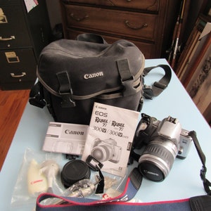 Vintage Canon EOS Rebel Ti Camera with Case Free Shipping