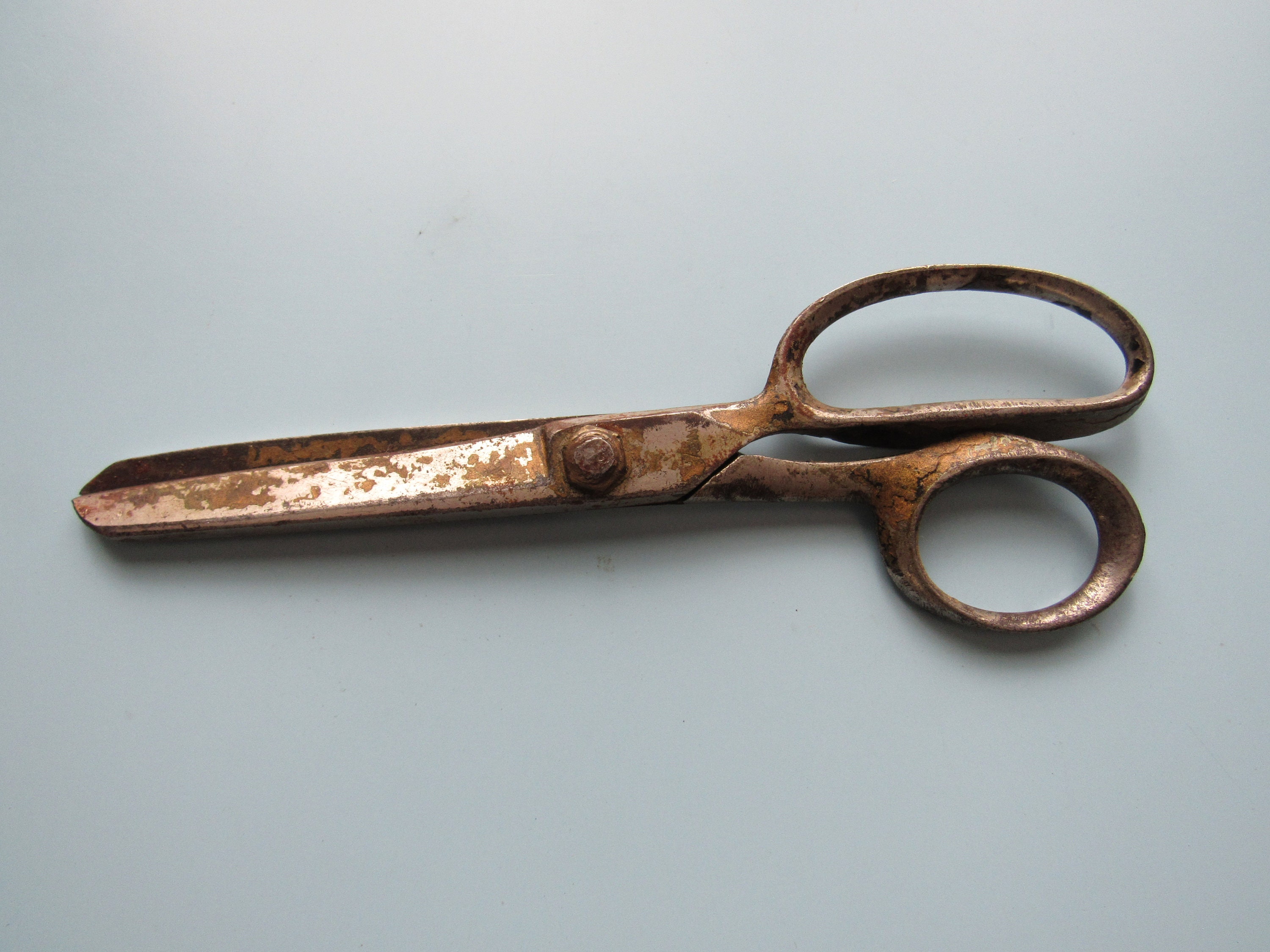 Vintage Black Handle Scissors Pair of Old Scissors Sewing Shears