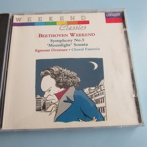 Beethoven Weekend CD Symphony No. 5 Moonlight Sonata 1991 Free Shipping