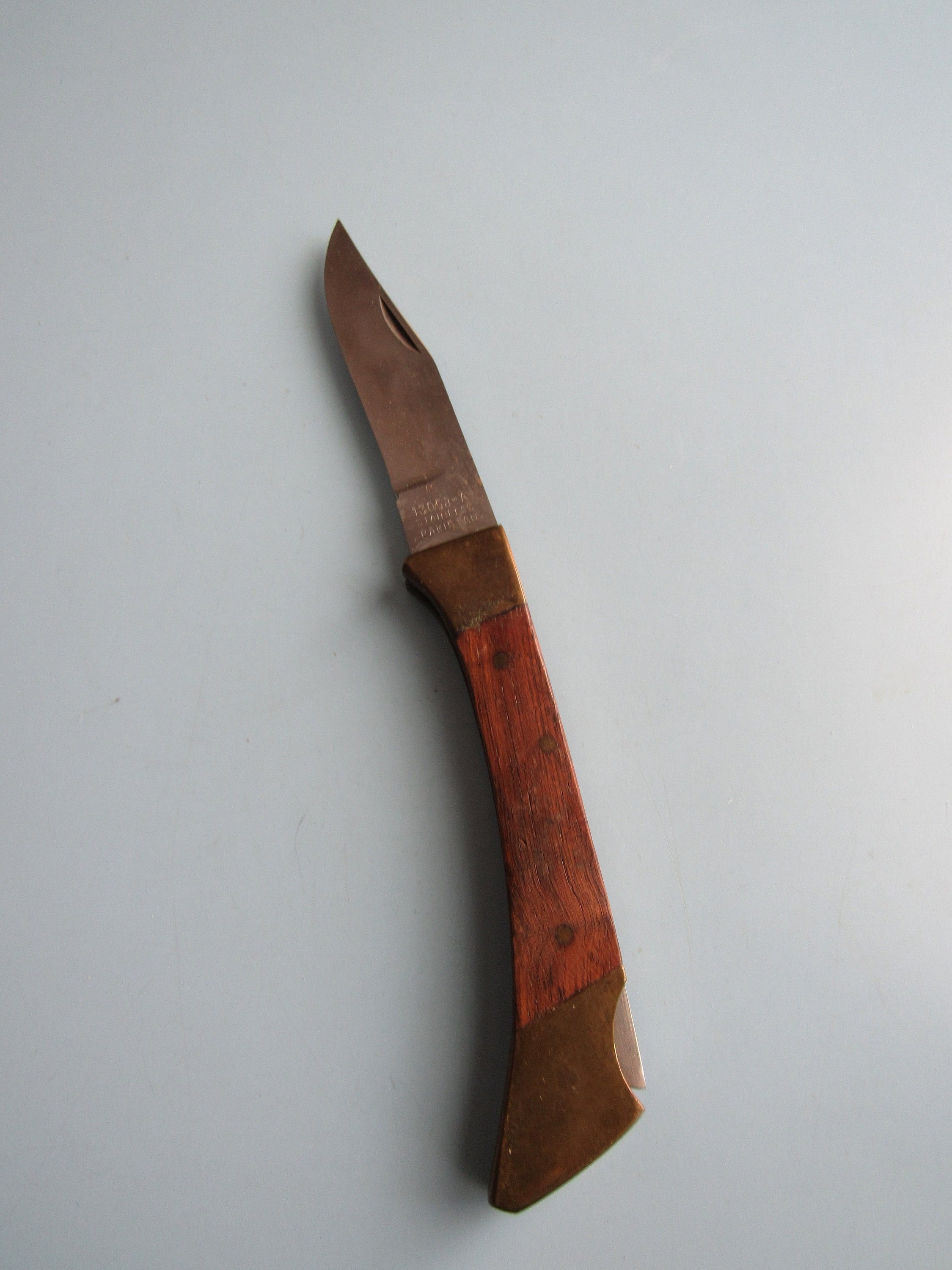 Vintage Locking Pocket Knife Stainless Steel 13058-A Pakistan Free