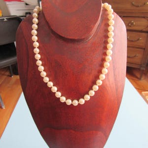Vintage Faux Pearl Necklace Free Shipping