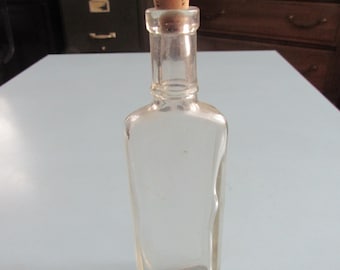 Vintage Glass Medicine Bottle Free Shipping