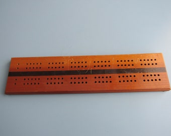 Vintage Drueke 9x Cribbage Board Play a Way Free Shipping