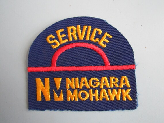 Vintage Niagara Mohawk Service Company Patch Free Shipping