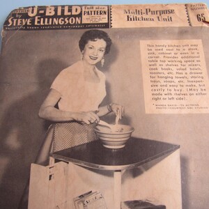 Lot De 5 Plans De Menuiserie U-Bild – Elfes Vintage – Modèles 229 à 233 – Neuf