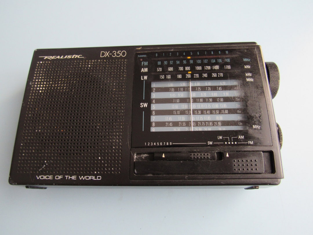 Vintage Realistic Am/fm/lw/sw 12 Band Portable Receiver Radio Model DX ...