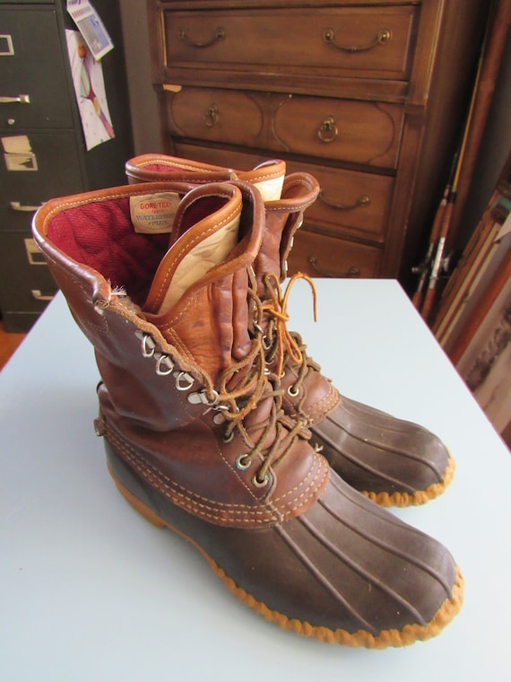 Vintage L.L. Bean Insulated Maine Hunting Shoes S… - image 4