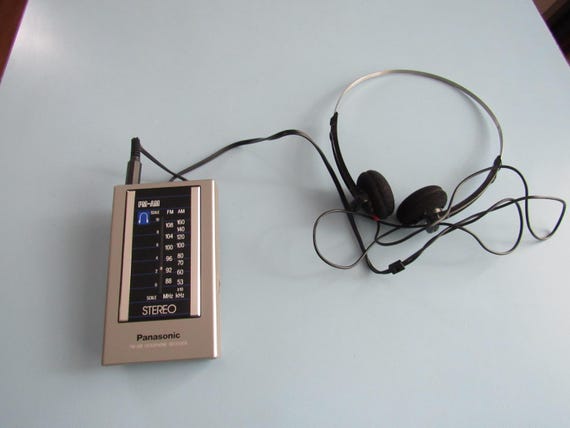 Vintage Panasonic FM-AM Headphone Receiver Stereo Radio Model RF
