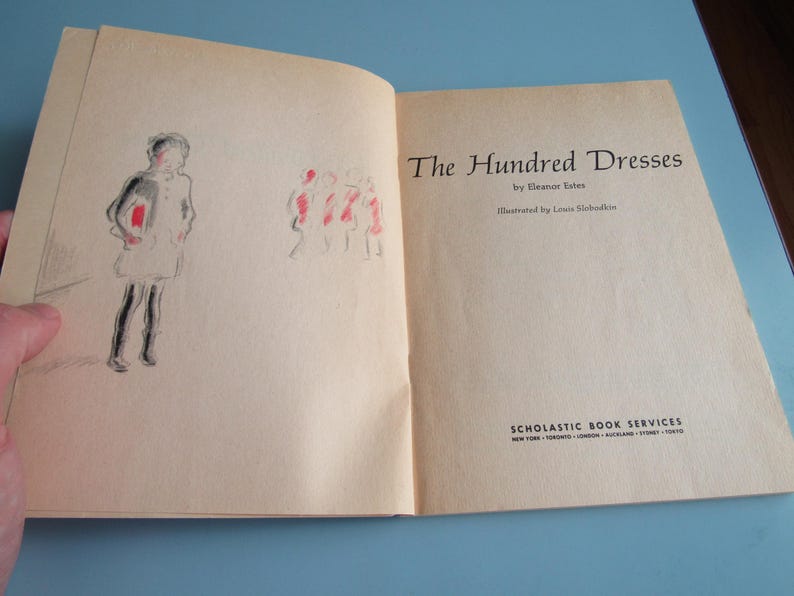 The Hundred Dresses by Eleanor Estes 1973 Free Shipping - Etsy