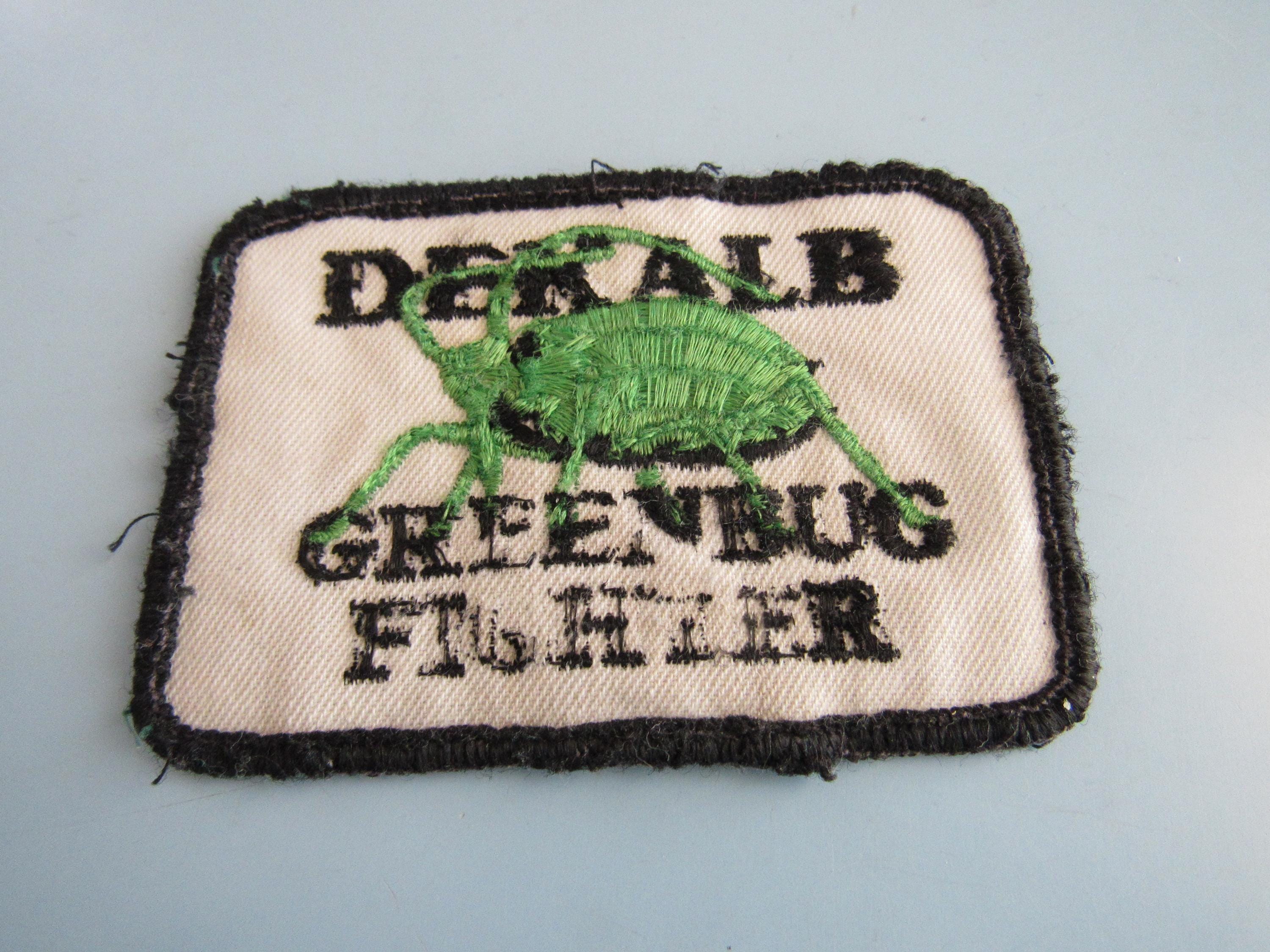 Casquette Trucker Vintage DEKALB Greenbug Fighter Patch - Neuf Avec Imperfections