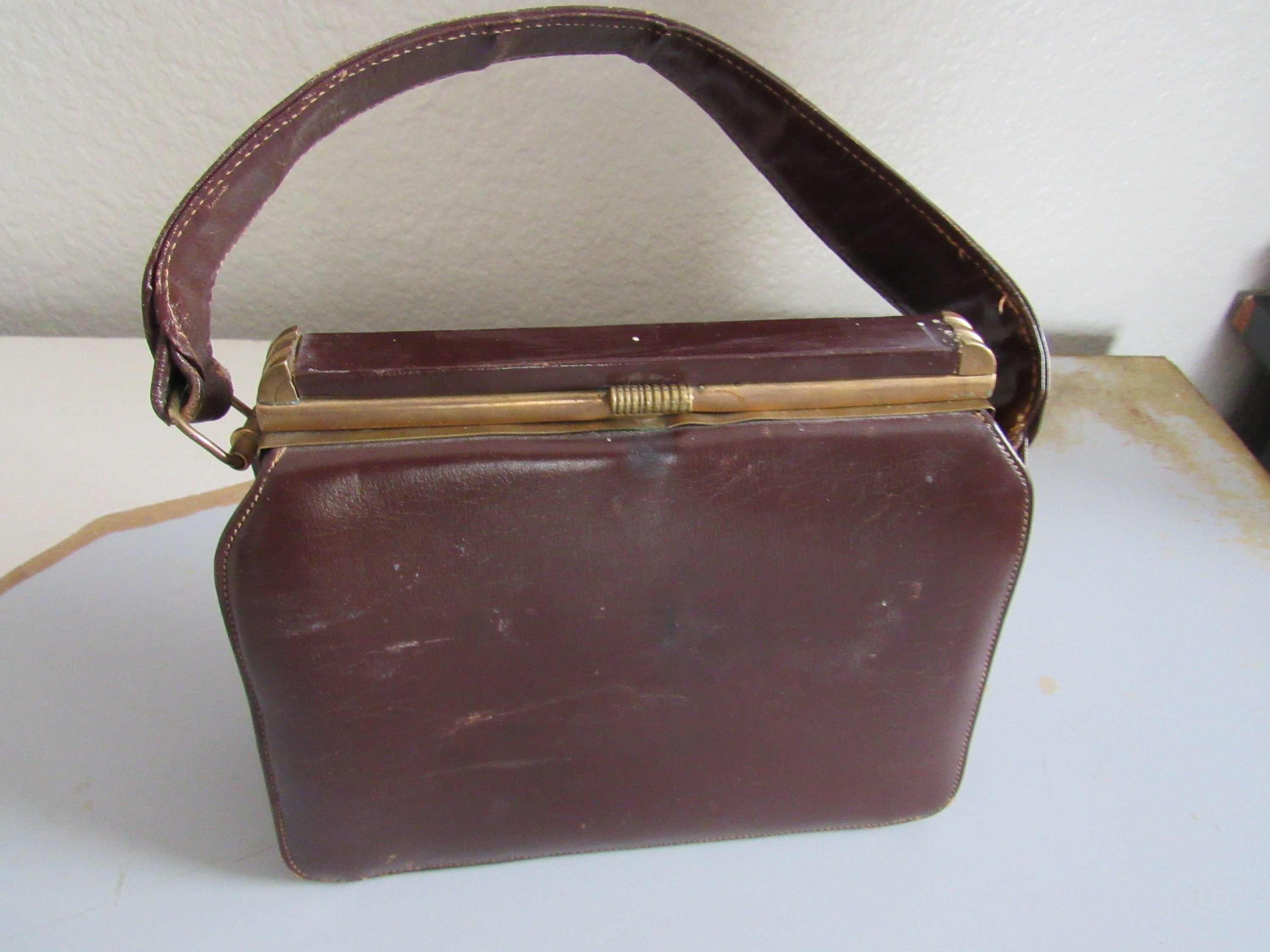 Wholesale Winter style Large ring Trapezoid saddle bag handbag