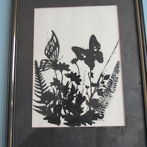 Butterfly Photo Silk Screen by Ruthie Pegg 1980 Free Shipping