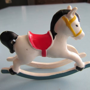 Vintage Fisher Price Doll House Rocking Horse 1977 Free Shipping