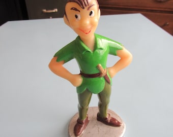 Vintage Walt Disney Productions Peter Pan Figure Free Shipping