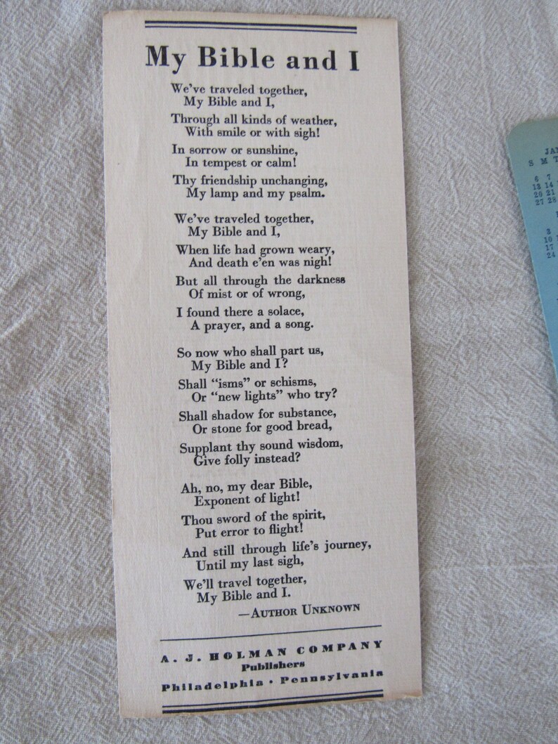 Vintage Christian Ephemera 1950s Free Shipping Etsy