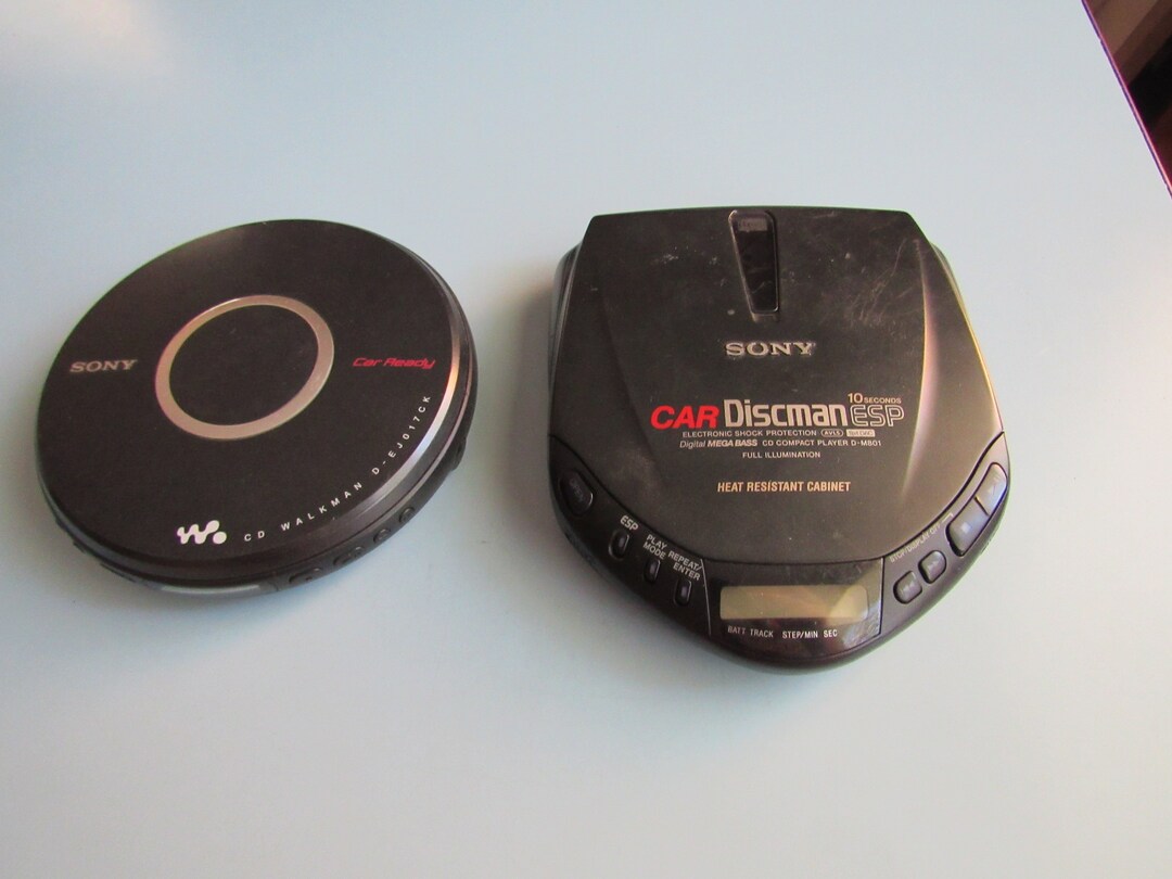 Lot De Baladeurs Sony Walkman, Discman Et Minidisc (modèle D-777) – Pour Pièces Détachées