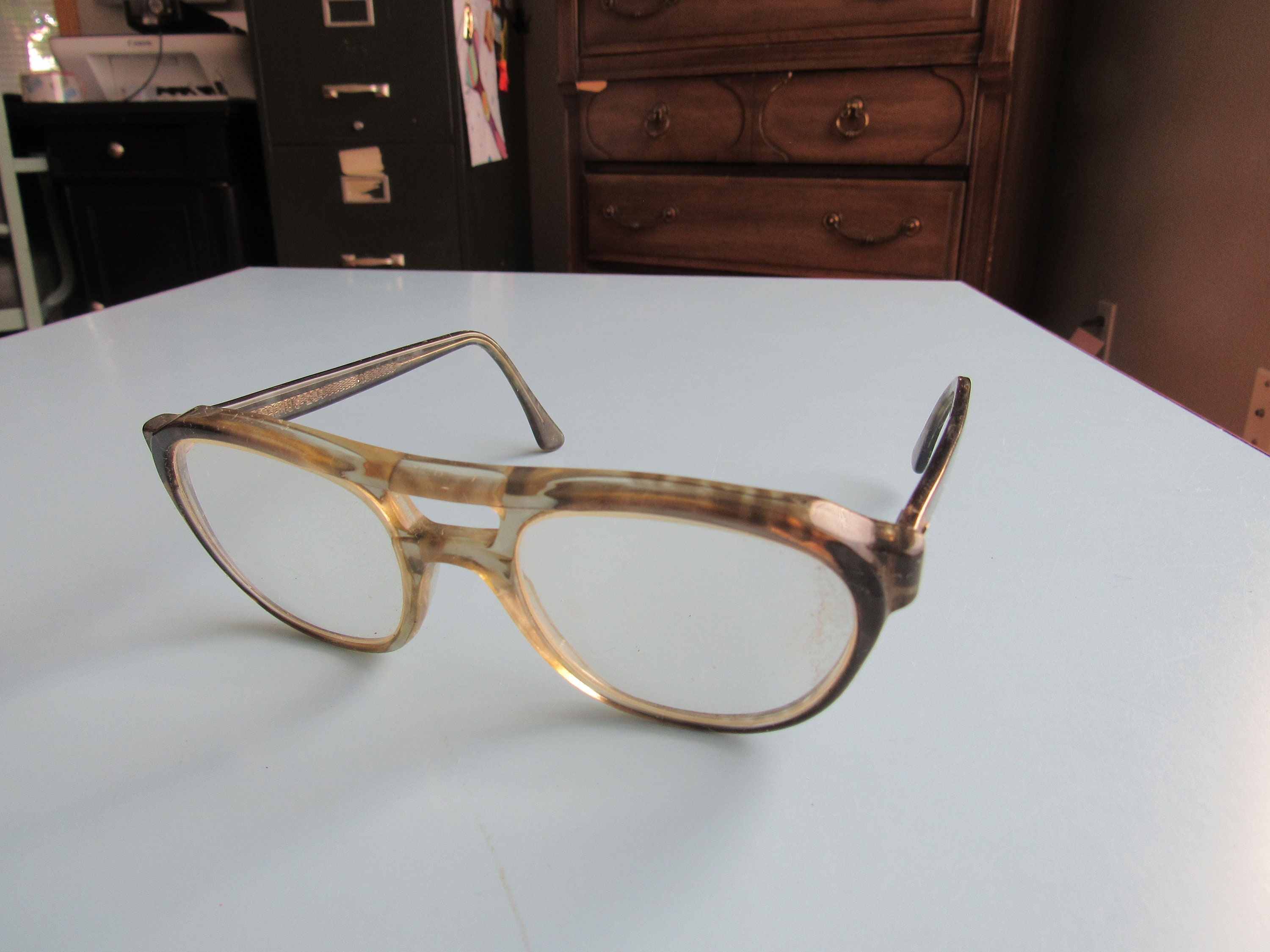 Titmus Eyeglasses Eye Glasses Frames Z87 TO Gold 54-22 | eBay