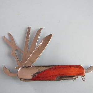 Vintage Multi Tool Pocket Knife Stainless Steel Multitool Free Shipping