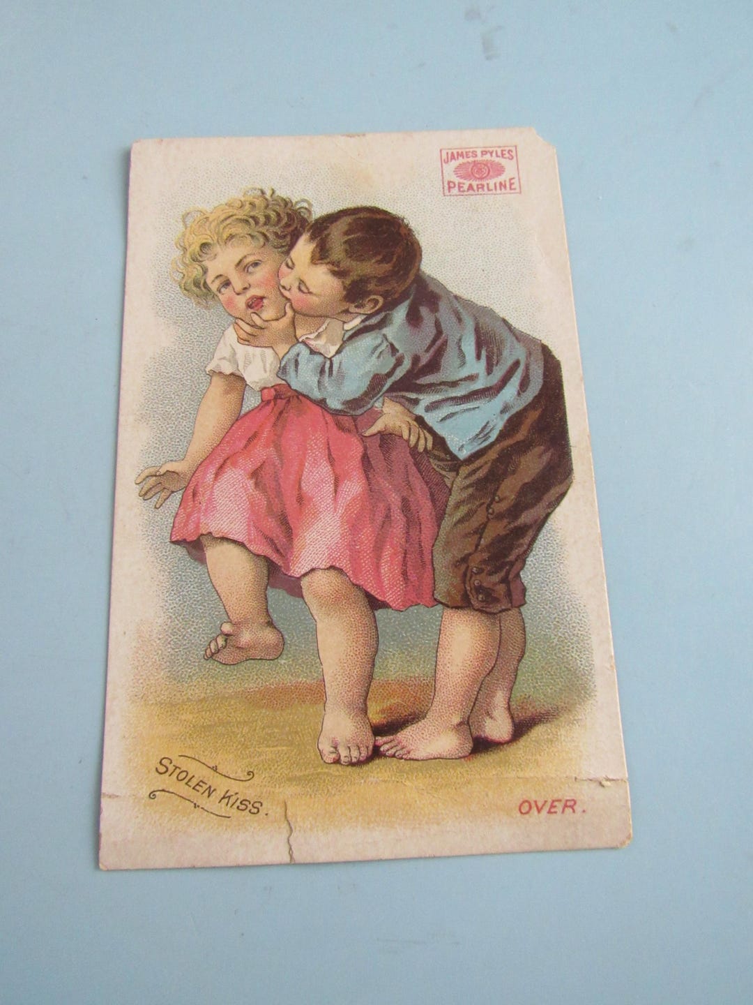 Pyles Pearline Antique Victorian Trade Card James Pyles Pearline Soap Late 1800s Free ...