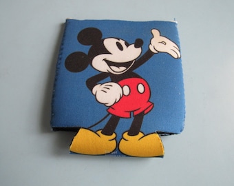 Vintage Walt Disney Mickey Mouse Cold Drink Koozie Free Shipping