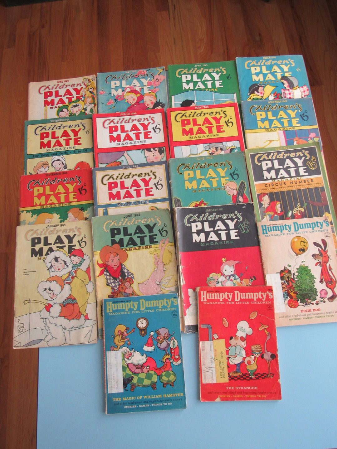Lot of 18 Vintage Children's Magazines Children's Play Etsy