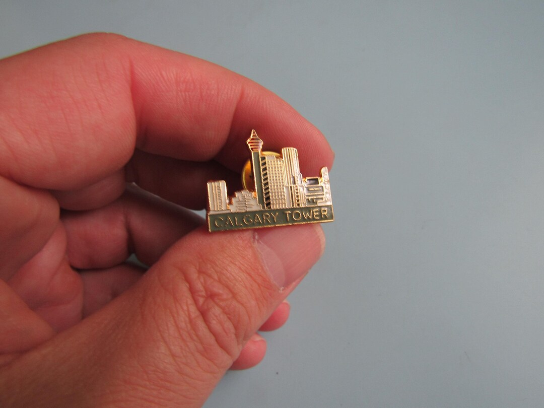 Vintage Calgary Tower Pin Free Shipping - Etsy
