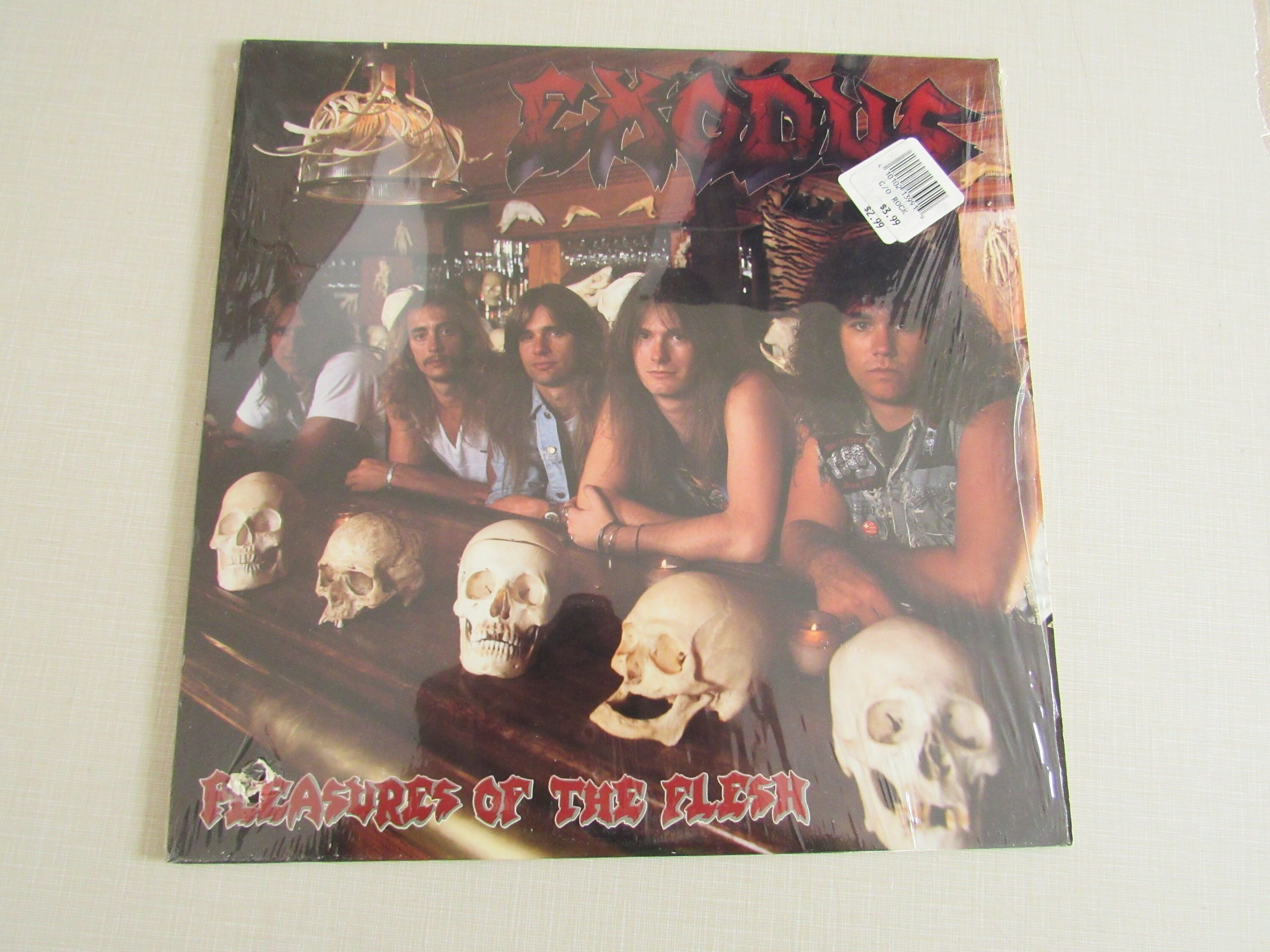 Exodus Pleasures of the Flesh Vinyl Record 1987 Free Shipping Etsy