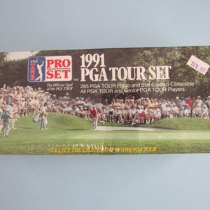 Vintage PGA Tour Pro Set Golf Cards 1991 New Old Stock Free Shipping