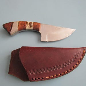Vintage Hunting Skinning Knife with Sheath Free Shipping
