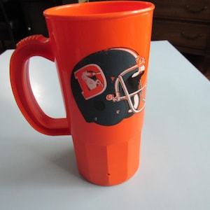 Vintage Denver Broncos Plastic Mug Super 22 Free Shipping